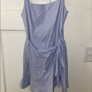 Princess Polly Baby Blue Wrap Mini dress